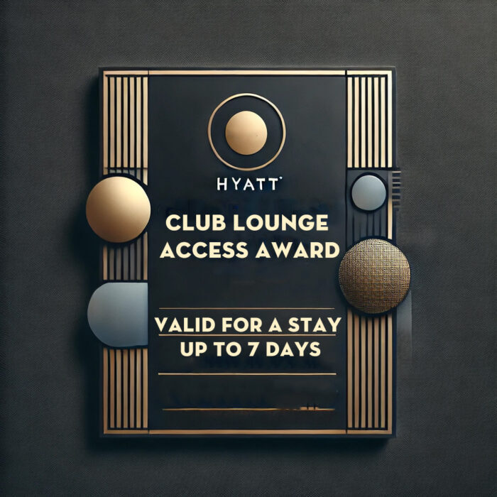 Hyatt Club Lounge Access Award